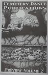 Cemetery Dance Publications Preview Volume 2