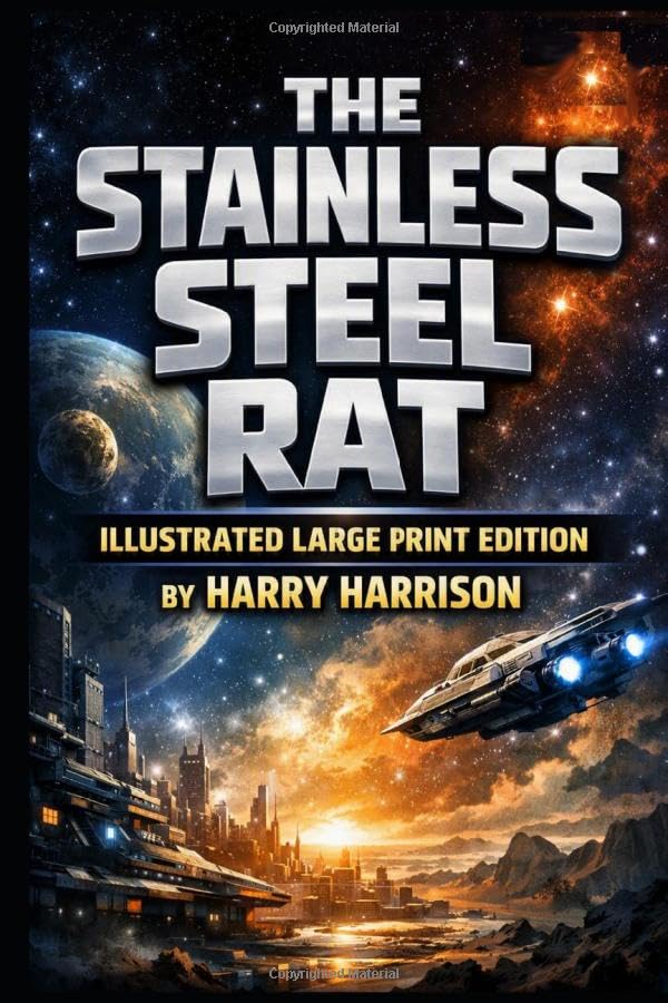 The Stainless Steel Rat - ILLUSTRATED The Galaxy's Greatest Con Man – A Classic Science Fiction Adventure an Easy to Read Enlarged Print
