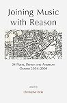 Joining Music With Reason. 34 Poets, British and American