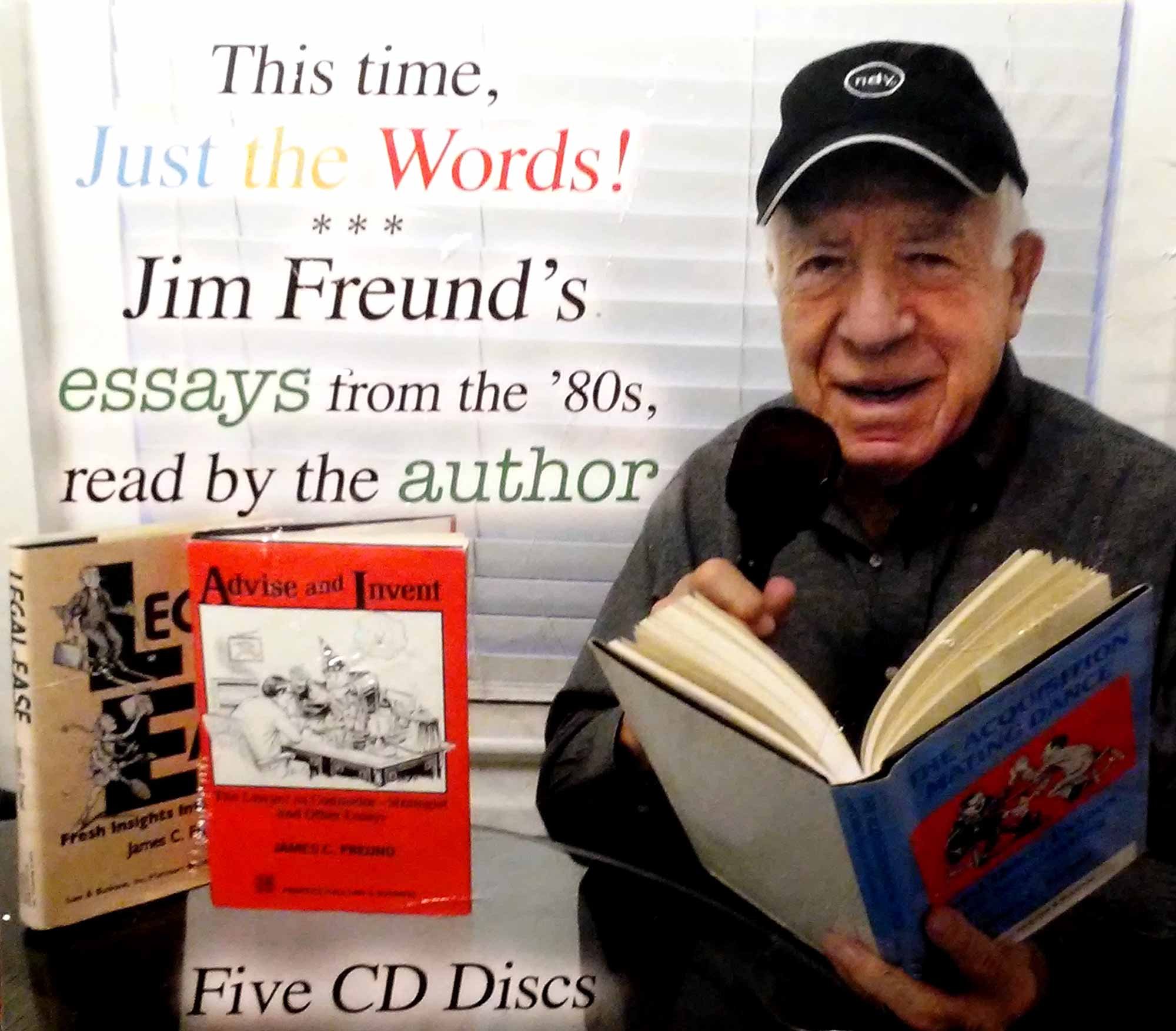 This time, Just the Words! Jim Freund's essays from the '80s, read by the author